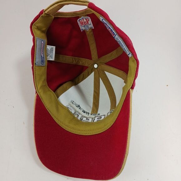 SAN FRANCISCO 49ers Genuine Reebok NFL Pro Line Hat Vintage Hook/Loop OS ....... - Picture 7 of 9